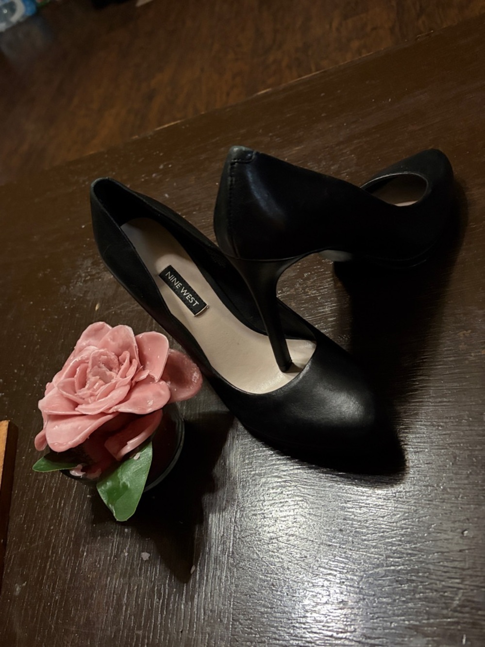 Nine West Black Pointed-Toe Stiletto Pumps New.  Size 7.5
